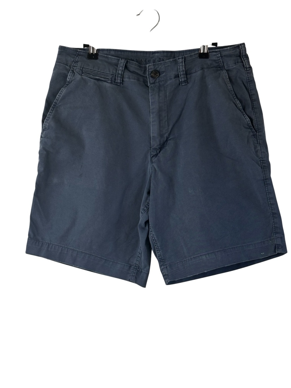 American Eagle Flex Men’s Blue Chino Shorts 33 Casual Preppy Coastal